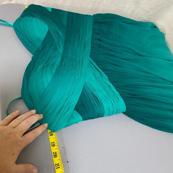 Y2K La Femme Womens Ombre Mermaid Maxi Dress Size 14 Chiffon Fairy Tinkerbell - Picture 13 of 16